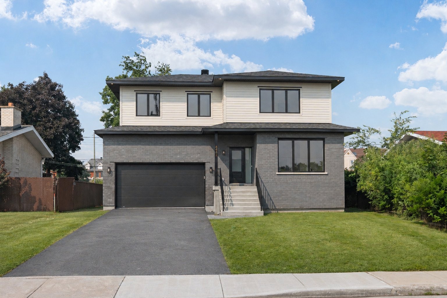 Front exterior of 4492 boulevard Westpark in Pierrefonds